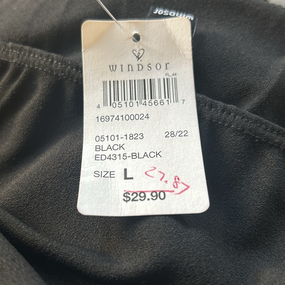 3/$10 Windsor Juniors Formal Dress Black Sz Large - Picture 3 of 3